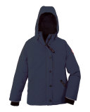 Girls' Alexandra Hooded Down Parka, Spirit, Size XS-XL