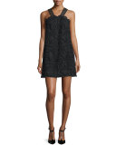 Iva Sleeveless Lace Dress, Black