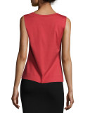 Scoop-Neck Slim-Fit Tank, Red Rock 