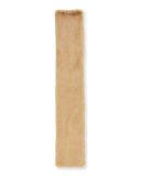 Faux-Fur Pull-Through Scarf, Beige