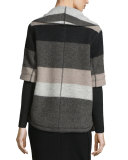 Blossom Long-Sleeve Combo Cardigan Jacket