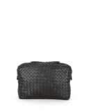 Small Intrecciato Camera Bag, Black