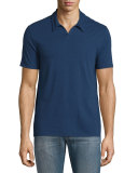 Johnny Collar Short-Sleeve Polo Shirt, Regal Blue