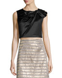 Beau Twisted Bow Crop Top 