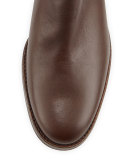 Corie Leather Chelsea Boot, Dark Brown