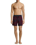 Moorea Flocked Bubbles Swim Trunks