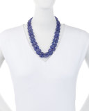 Two-Strand Smooth Tanzanite Necklace