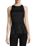 Tallo Sleeveless Lace-Up Top