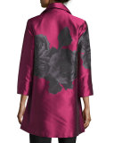 Rio Rose Open-Front Party Jacket, Deep Pink/Black
