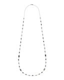 Rock Candy® Black Tie Station Necklace, 50"L