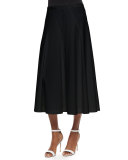 Seamed Midi Skirt, Plus Size