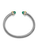 Cable Bullet Cabochon Bracelet, 5mm