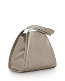 Alex Medium Leather Tote Bag, Metallic Bronze