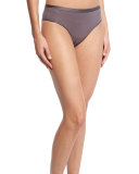 Soft Touch High-Cut Briefs, Warm Gray