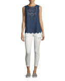 Park Twill Skinny Jeans