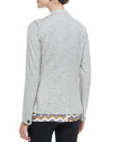 Long-Sleeve Wool Club Jacket