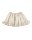 Tulle Polka-Dot Skirt, Size 3-6