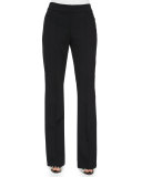 Dondi Boot-Cut Pants, Black