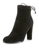 Catch Suede Bootie with Ankle Tie