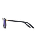 Dalziel Round Iridescent Sunglasses, Violet