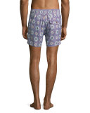 Sevilla Multicolored-Print Swim Trunks, Multi