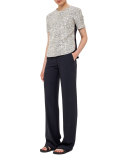 Marla Wide-Leg Pants, Navy