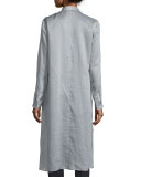 Auden Long Shirtdress Blouse, Zinc