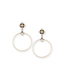 Rue Hoop Statement Earrings, Multi