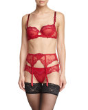 Love Fantasme Lace Thong, Red