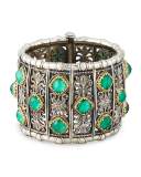 Large Malachite Cuff Bracelet