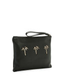 Granada Palms Wristlet Pouch Bag