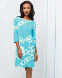 Jonah Posh Printed Ponte Dress