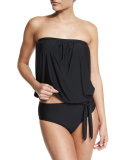 Cabana Solids Callia Bandini Swim Top, Black