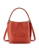 Longchamp 3D Leather Crossbody Bag, Brick