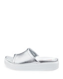 Leather 35mm Platform Sport Slide Sandal