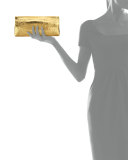 Gotham Crocodile Flap Clutch Bag