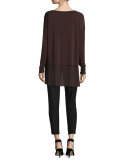 Washable Stretch-Crepe Ankle Pants