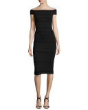 Inan Off-the-Shoulder Bardot Dress