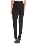 Stretch Easy Wrinkle-Resistant Leggings, Black