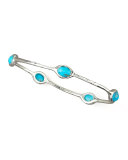 Five-Stone Turquoise Bangle