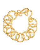 24k Gold-Plated Bronze Classic Link Bracelet