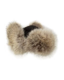 Coyote-Fur Aviator Hat