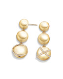 Solari Triple-Drop Earrings with Diamonds