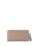 orchard street lacey continental wallet, porcini
