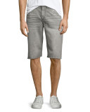 Geno Overactive Slim Cutoff Denim Shorts, Cho Charcoal