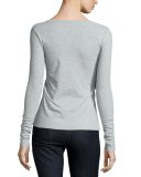 Isakal Ribbed Long-Sleeve Top