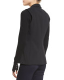 Flare-Leg Dark Stretch Jeans