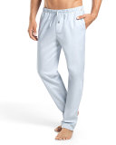 Alvaro Woven Lounge Pants, Light Blue