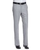 Super 150s Flannel Trousers, Gray