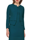 Identity Wool Crepe Jacket